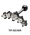 Multiple Stones Helix Ear Piercing TIP-252