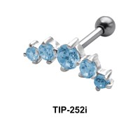 Cute Helix Ear Piercing Both Side Screw TIP-252i