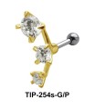 Trident Stone Helix Ear Piercing TIP-254s