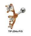 Trident Stone Helix Ear Piercing TIP-254s