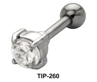 Round Stone Helix Ear Piercing TIP-260