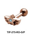 Star Stone Helix Ear Piercing TIP-275