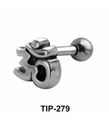 Om Shaped Upper Ear Piercing TIP-279