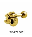 Om Shaped Upper Ear Piercing TIP-279