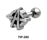 Superhero Sign Shaped Helix Piercing TIP-280