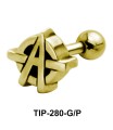 Superhero Sign Shaped Helix Piercing TIP-280