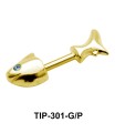 Fat Fish Double Upper Ear Piercing TIP-301