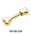 Dog Bone Shaped Helix Piercing TIP-303