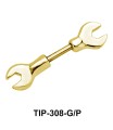Instrument Shaped Helix Piercing TIP-308