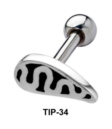 Wavy Design Helix Piercing TIP-34