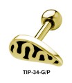 Wavy Design Helix Piercing TIP-34