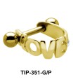 Love Dangler Upper Ear Cartilage Mini Shields TIP-351