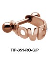 Love Dangler Upper Ear Cartilage Mini Shields TIP-351