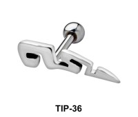 Stylish Blade Shaped Helix Piercing TIP-36