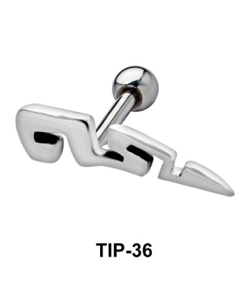 Stylish Blade Shaped Helix Piercing TIP-36