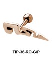 Stylish Blade Shaped Helix Piercing TIP-36