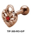 Heart Shaped helix Ear Piercing TIP-369