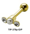 Pearl n Stone Helix Ear Piercing TIP-378p