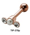 Pearl n Stone Helix Ear Piercing TIP-378p
