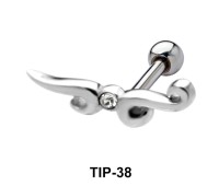 Stone Set Nice Design Helix Piercing TIP-38