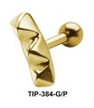 3 Pyramids Shaped Helix Piercing TIP-384