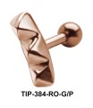 3 Pyramids Shaped Helix Piercing TIP-384
