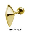 Diamond Shaped Helix Piercing TIP-387
