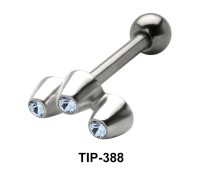 Rocket Head Helix Ear Piercing TIP-388