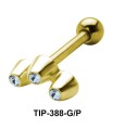 Rocket Head Helix Ear Piercing TIP-388