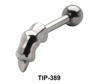 Dropping Fluid Shaped Helix Piercing TIP-389