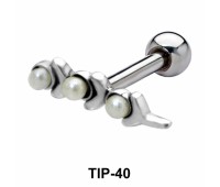 Pearl Set Helix Piercing TIP-40