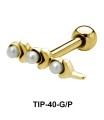 Pearl Set Helix Piercing TIP-40
