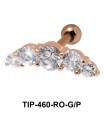 Multiple Stones Set Helix TIP-460