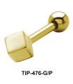 Solid Square Shaped Helix Piercing TIP-476