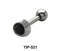 Black Stone Helix Ear Piercing TIP-521