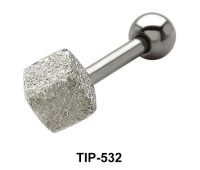 Shimmering Cube Helix Ear Piercing TIP-532-3.5mm.