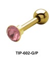 Stone Set Helix Piercing TIP-602