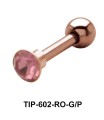 Stone Set Helix Piercing TIP-602