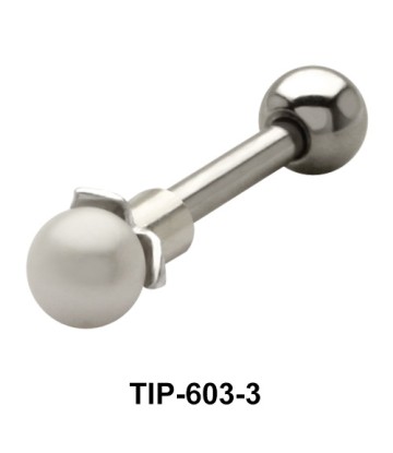 Pearl Set Helix Piercing TIP-603-3