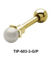 Pearl Set Helix Piercing TIP-603-3