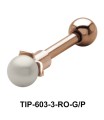 Pearl Set Helix Piercing TIP-603-3