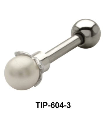 Big Pearl Set Helix Piercing TIP-604