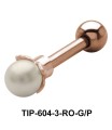 Big Pearl Set Helix Piercing TIP-604