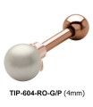 Big Pearl Set Helix Piercing TIP-604