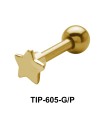 Solid Star Shaped Helix Piercing TIP-605