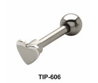 Solid Heart Shaped Helix Piercing TIP-606