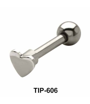 Solid Heart Shaped Helix Piercing TIP-606