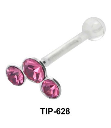 Tri Stone PTFE Internal Barbells TIP-628