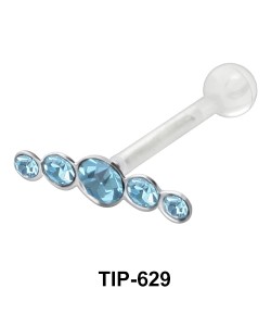 Multistone Upper Ear Piercing TIP-629
