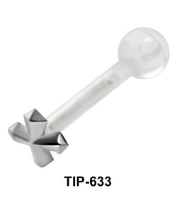 Plus Sign Shaped PTFE Internal Barbells TIP-633